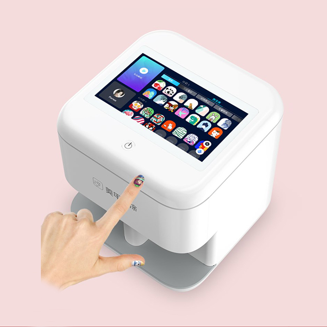 2022 Le plus récent équipement de nails d'ongle numérique 3D portable 3D Prix de polissage automatique pour la peinture O2Nails Machine d'imprimante à ongles