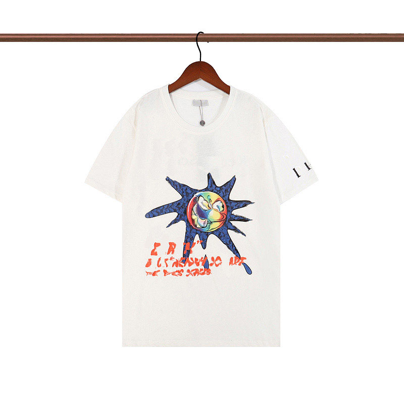 

Men Designer T Shirt Classic Letters Top Fashion Summer Tee Shirts for Women Casual Short Sleeve Homme Clothes Casual Tees embroidery, 10