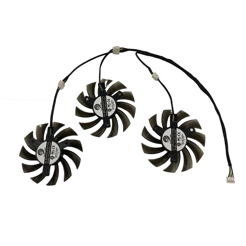 

Fans & Coolings 3PCS/Set 4Pin PLD08010S12HH 75MM Cooler Fan For Gigabyte GTX670 GTX680 GTX760 Ti G1 GTX 770/780Ti R9 380X Graphics Card Repl