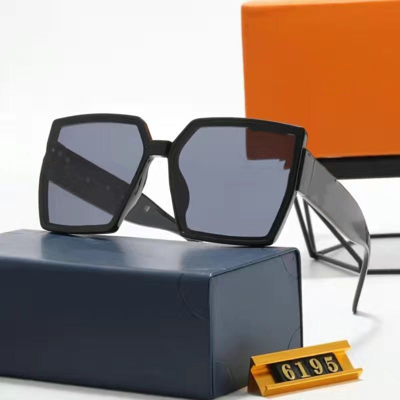 

7 Fashion luxury man mens hot designer sunglasses for men and woman vintage square matte frame Letter printed Color film glasses trend leisure style Anti-Ultraviolet