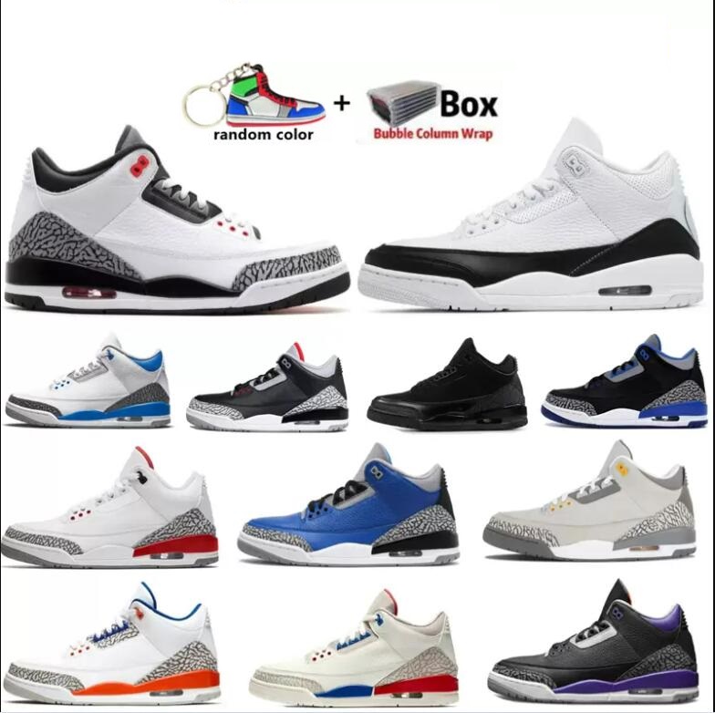 

III 3 Jumpman Men 3S Boots Beasketball Shoes Oreo White Cement Black Cat Cardinal Red Man Sport Sneakers Trainers True Blue Varsity Royal, No.05
