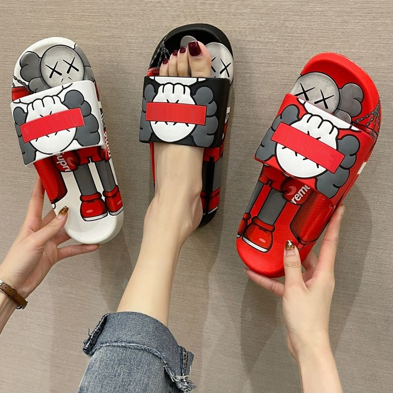 

Fashion summer men women beach slipper Graffiti color slide shoes girls outdoor indoor slippers lady slides sandal boy trainer size 36 - 45, #3