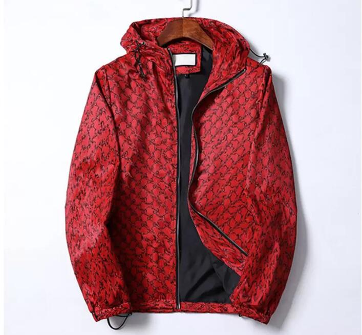 

High Quality Mens Designer Jacket Windbreaker Winter Hooded Sportswear Slim Print Casual Letter Men Women Tracksuit, 03