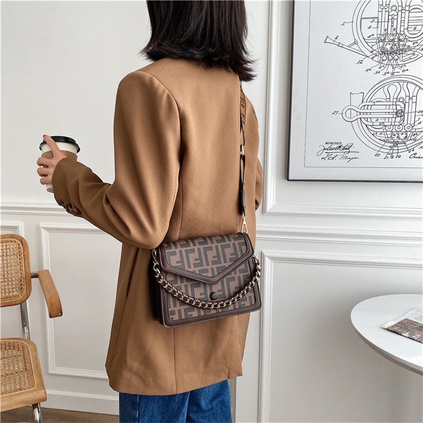 

62% OFF 2022 trendy s fashion new Fashion Shoulder Bag hand printed messenger women's bag, Black