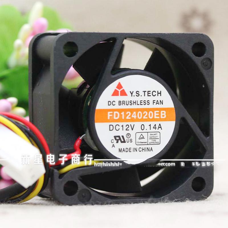

Fans & Coolings 2pin 3pin Mute FD124020EB 4CM Cooling Fan 40x40x20mm For Y.S Tech 12VDC 0.12AFans