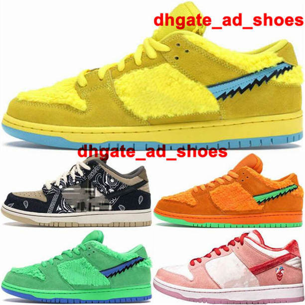 

Shoes Sneakers Mens Casual Chunky Dunky Women SB Dunks Low Dunksb Skateboard StrangeLove Travis Scotts Grateful Dead Trainers & Jerry's Ben and Jerry Yellow Schuhe