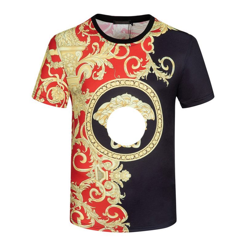 

22ss New mens stylist t shirt fashion mens clothing 3D summer tshirt Hip-Hop women short sleeve luxurys designer clothes Lady casual medusa tee M-XXXL, Style n0.2