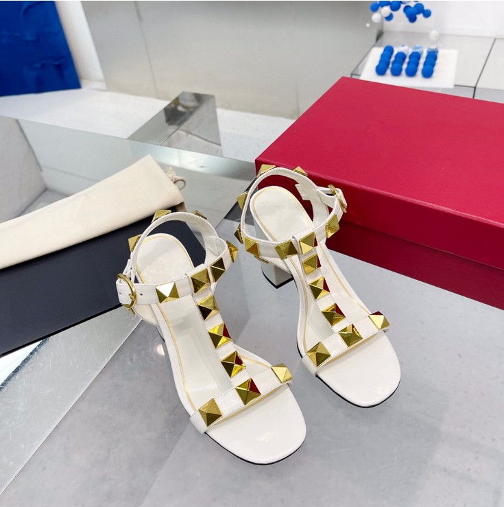 

Women sandals new design fashion beach shoes top quality female non slip genuine leather willow nail chunky heel comfortable ladies casual sandal V60124, 012