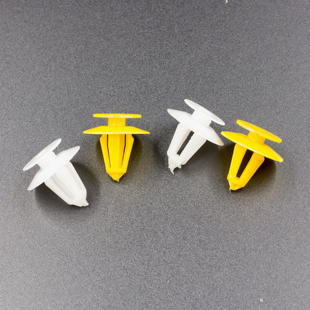 

Auto Car White Yellow Nylon Interior Door Panel Retainers Trim Panel Clips Fastener snaps For Mercedes-Benz 003-988-41-78