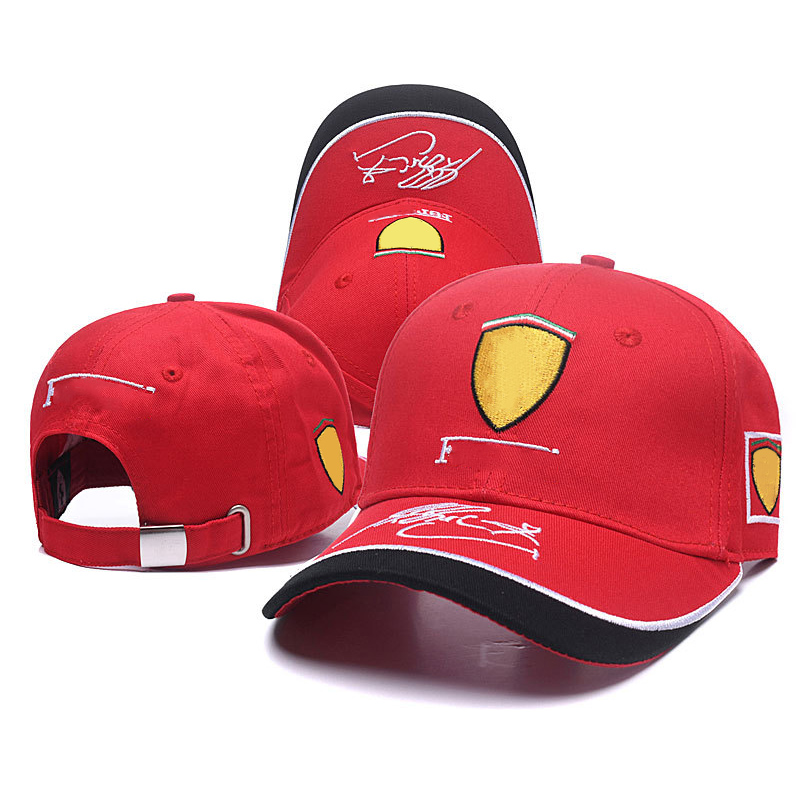 

Frrari Fashion F1 racing motorcycle hats Outdoor men women adjustable leisure sports sun caps