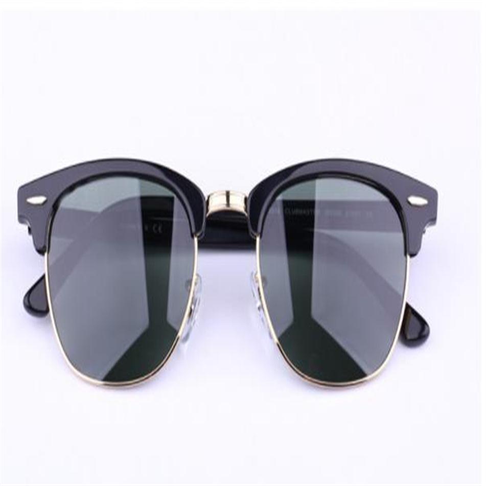 

Whole-AOOKO Designer Pop Club Fashion Sunglasses Men Sun Glasses Women Retro Green G15 gray brown Black Mercury lens New Hinge291I