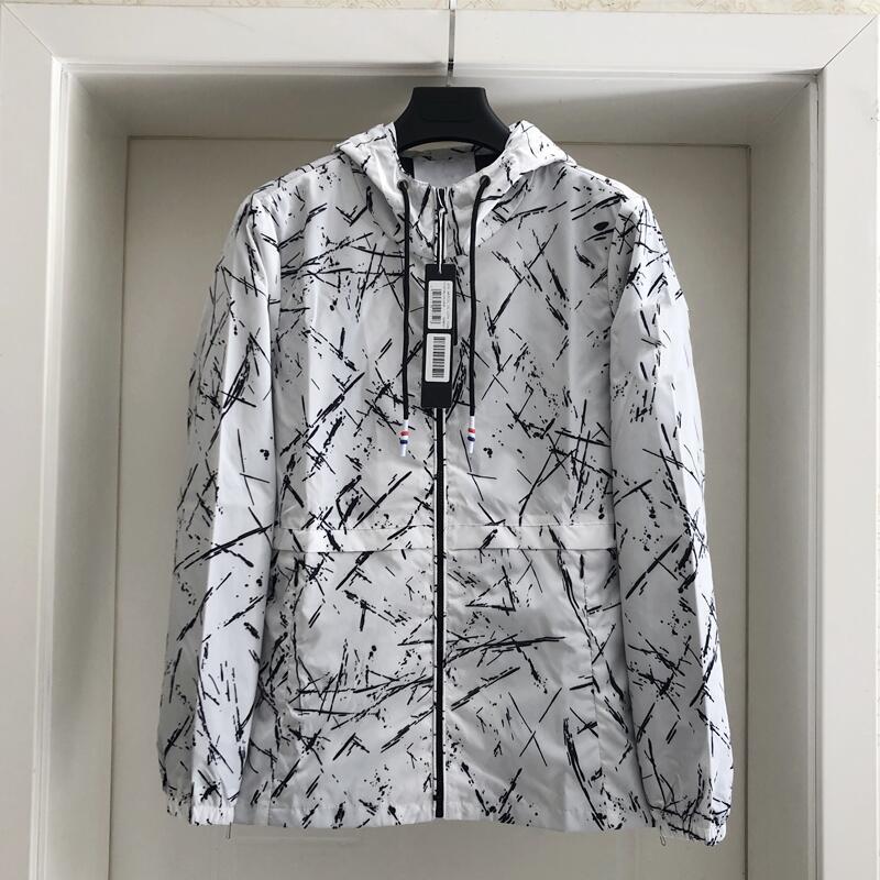 

Mens Jackets Hooded Coat Outdoors Spring Autumn Outerwear Windrunner Zipper Jackets Sports Windbreaker Casual Coats Men Tops Clothing, Gray