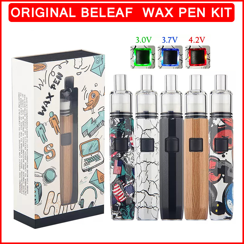 

Authentic Beleaf Wax Pen Kit 500mAh Wax Vaporizer Pen Variable Voltgae Preheat Battery Replacement Ceramic Chamber Wax Atomizer Dab Rig Electronic Cigarette, 1#
