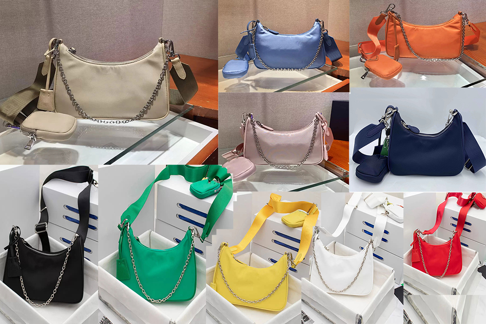 

High Quality Re-Edition 2005 Nylon 2022 fashion woman luxurys bags mens crossbody tote Hobo Shoulder Purses Handbags Bag wallet, Dust bag