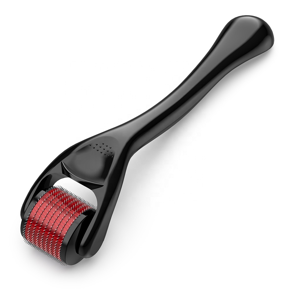 

DRS540 Derma Roller Microneedling (red roller+black handle)