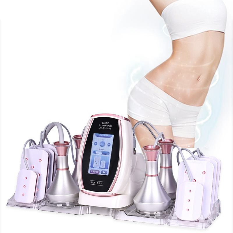 80K Cavitation RF Machine Home Use 6IN1 Slimming Salon Spa Body Shaping Sculpting Fat Loss Device Radio Frequency Lipo Laser Vacuum Skin Care Fac