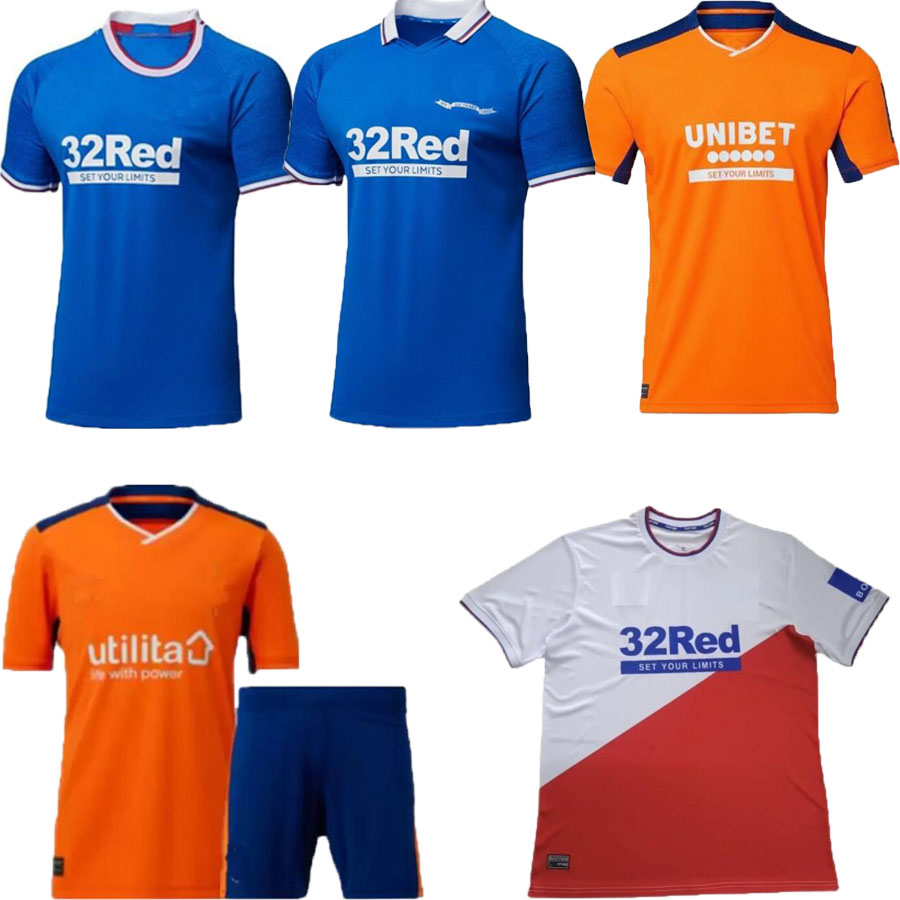 

2022 2023 Glasgow Rangers 150th Anniversary Soccer Jerseys 22 23 home RAINING CHAMPIONS 55 DEFOE HAGI BARKER TAVERNIER third training Football Shirts Men kids kits, Yellow
