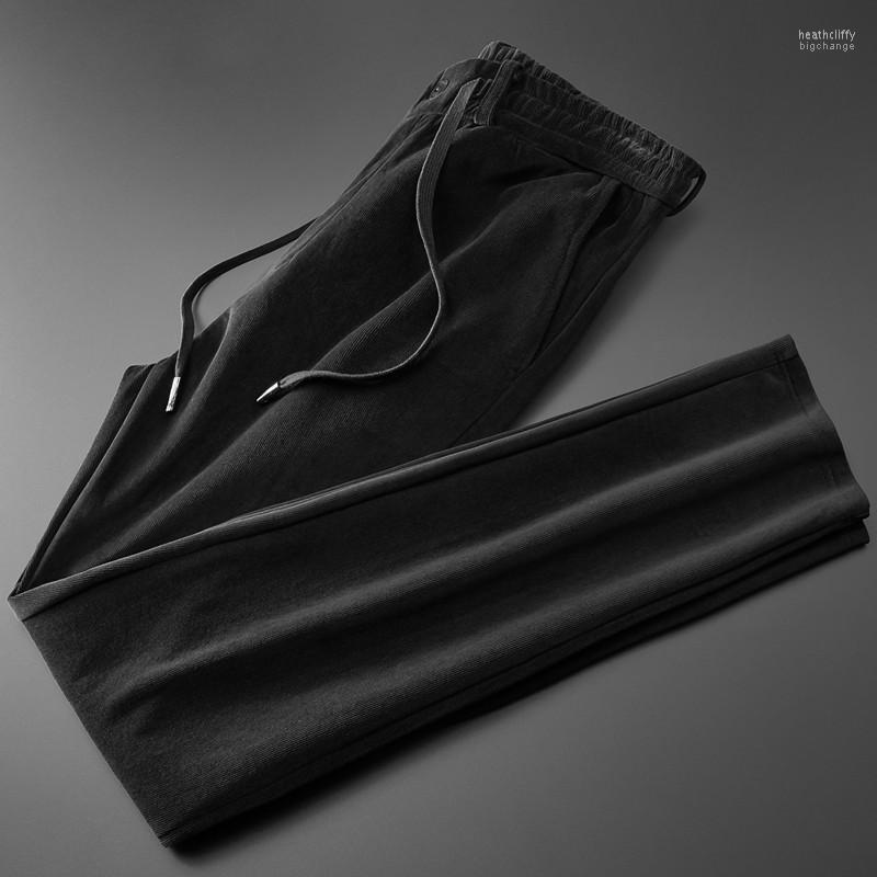 

Men's Jeans Men Pant Corduroy Pants Winter Straight Trend Wild Trousers Autumn And Casual Heat22, Gray