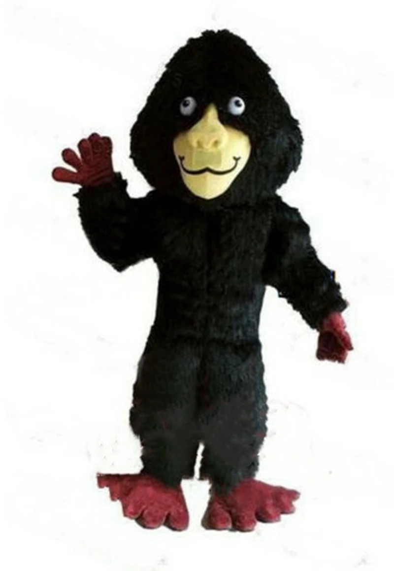 

Giant Long Fur Chimpanzee Mascot Hairy Jocko Mascot Costumes Puppet Headgear Furry Chimp Dress Halloween Xmas Walking Outfit Parade Suit, As show