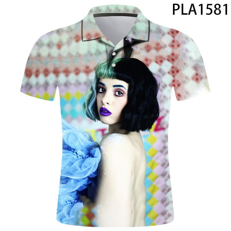 

Men's Polos Cartoon 3D Printed Shirt Men Melanin Martinez Fashion Camisas Streetwear Casual Harajuku Hombres Short Sleeve Ropa DeMen's, Pla1581