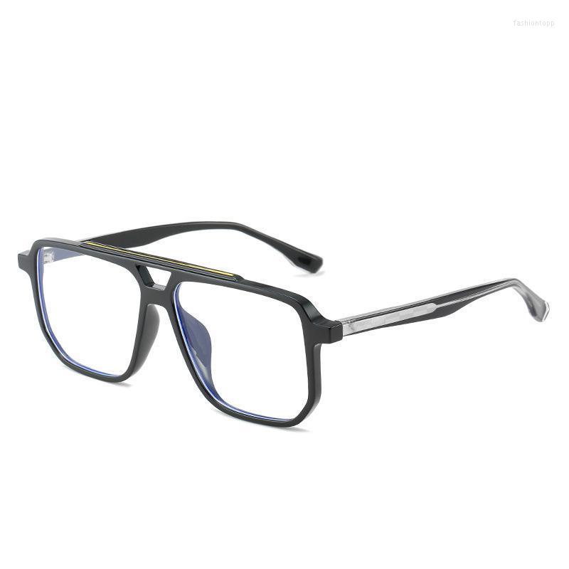 

Sunglasses Large Square Eyeglasses Frames Anti-blue Women Men Eyewear Nearsight Black Clear SpectaclesSunglasses