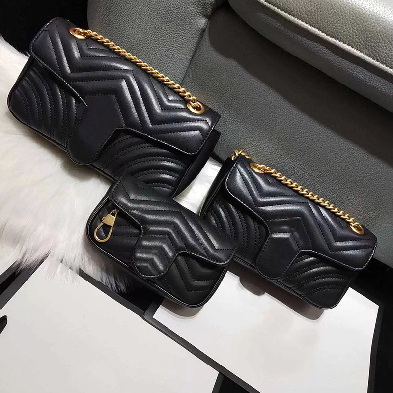 

Fashion 3 size Bags CrossBody Handbag Luxurys Designers Womens Shoulder bag Top leather multicolor Leather Crossbody Handbags Purses tote, Black 2022