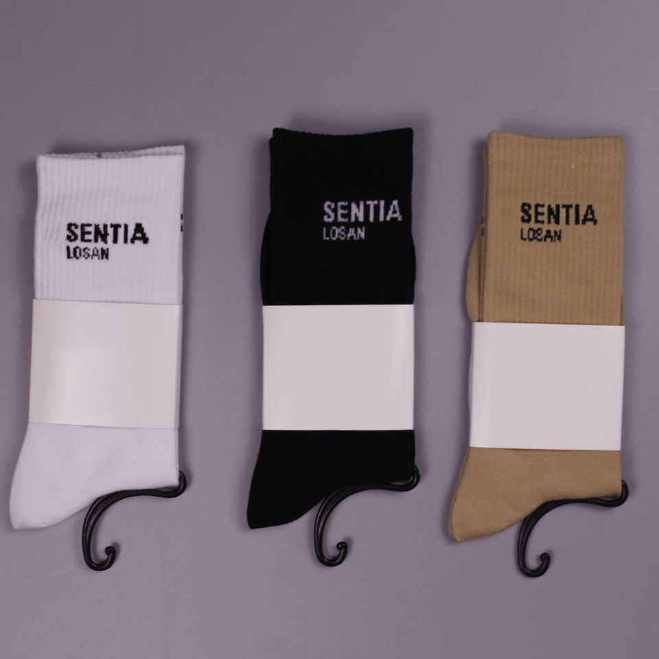 

mens socks Women High Quality Cotton All-match classic Ankle Letter Breathable black and white Football basketball Sports Sock Wholesale Uniform size Christmas, No product