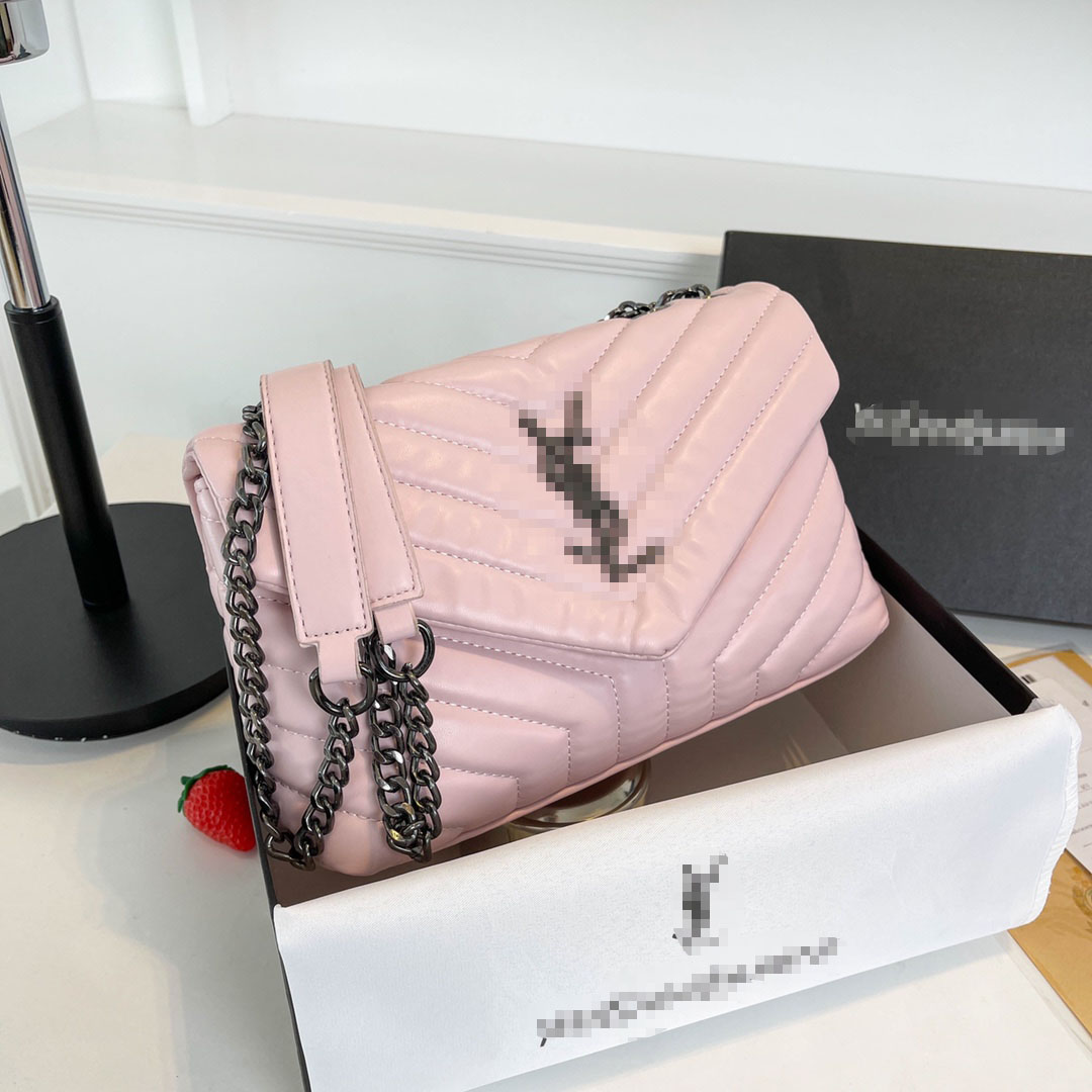 

2022 Newly arrived women chain bag luxury designer bags Bags leather handbag shoulder crossbody package evening bages tote GGs LVs YSLs louiseity viutonity VUTTONS, Dark khaki