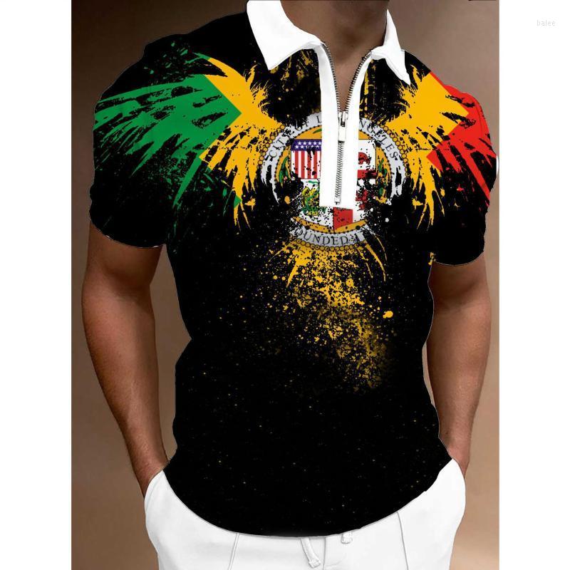 

Men' Polos -5XL Men' Shirts 2022 Summer Cotton Luxury Loose Short Sleeves T-shirts Lapel Zip For MenMen' Men'sMen