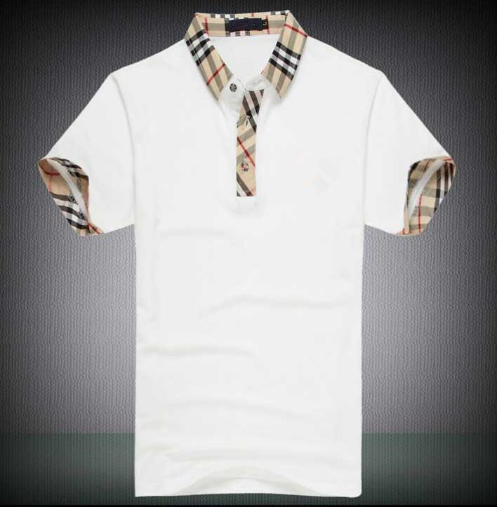 

Fashion Designer Men's Polos Shirts Short Sleeve Single Lapel Shirt Jacket Sportswear Jogging Luxury Britain Men Clothes Short, Blue