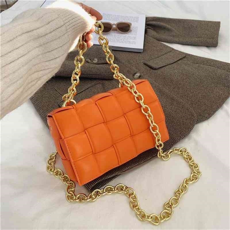 Sacs Bottegas Crossbodybody Venetas Chain Woven Pillow Tofu Fashion Design 2022 Spring and Automne Single épaule messager bvs Underar TT