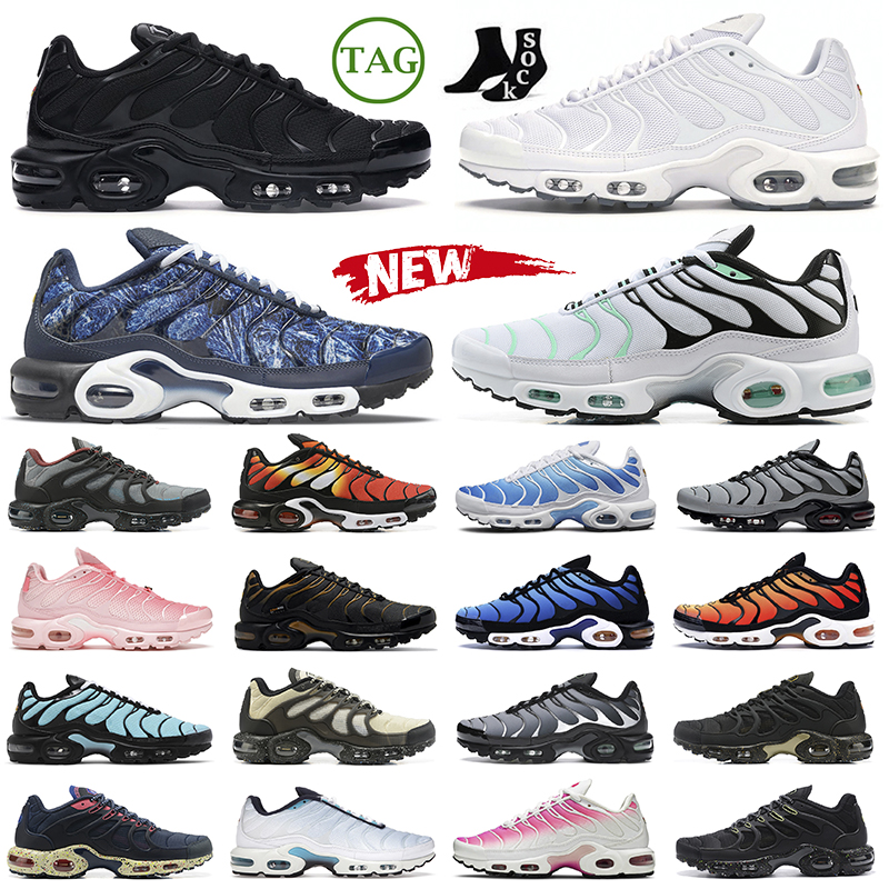 

men plus 2022 women running tn shoes Triple White Black Smoke Grey Sunset Gradient Blue Graphic Prints Wild Prints Crimson Volcano mens, #29