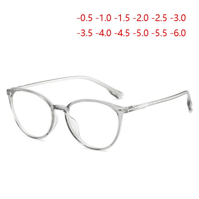 

Sunglasses TR90 Oval Myopia Glasses With Degree Women Men Student Nearsighted Female Prescription Eyewear -0.5 -1.0 -1.5 To -6.0