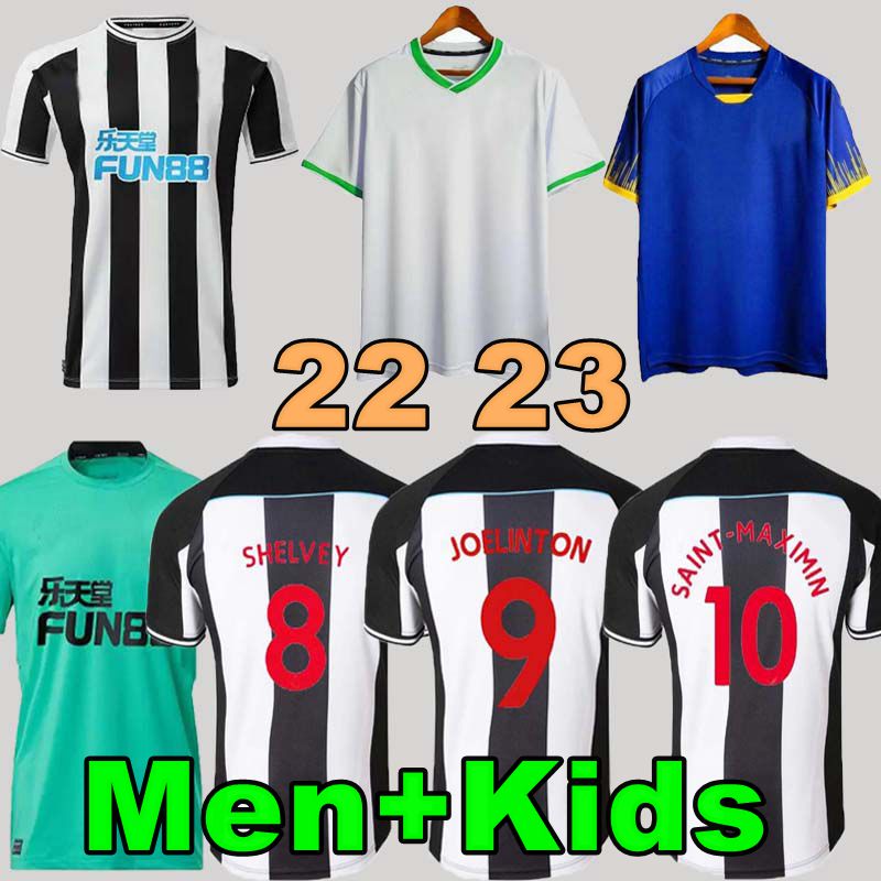 

Newcastle WILSON SAINT-MAXIMIN BRUNO G. 2021 2022 2023 Soccer Jersey Retro TRIPPIER MURPHY SHELVEY united 21 22 23 Football Shirt Kids Kit player version WOOD TARGETT, 22 23 gk +kids