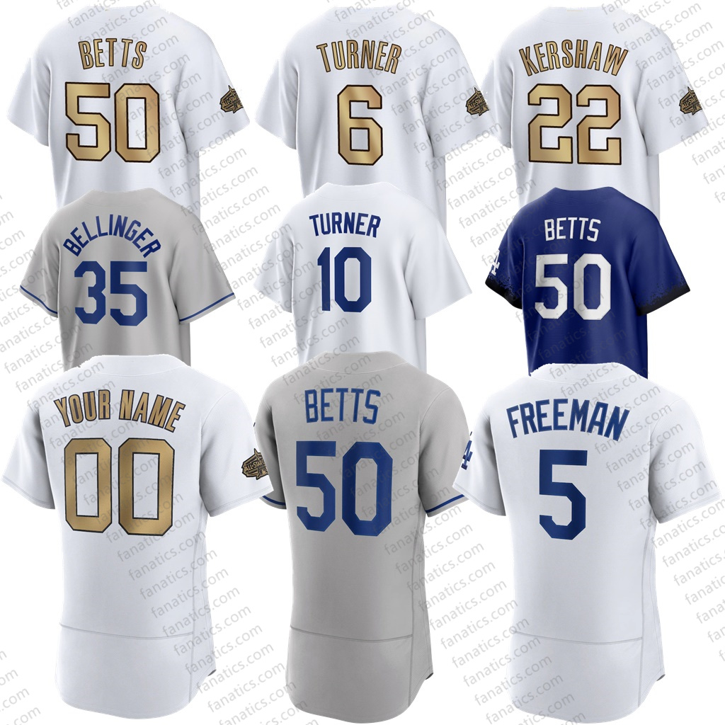 

5 Freddie Freeman Los Dodgers 2022 All-Star Jersey Mookie Betts 26 Tony Gonsolin Trea Turner Cody Bellinger Clayton Kershaw Julio Urias Chris Taylor Max Scherzer, White/mens cool base