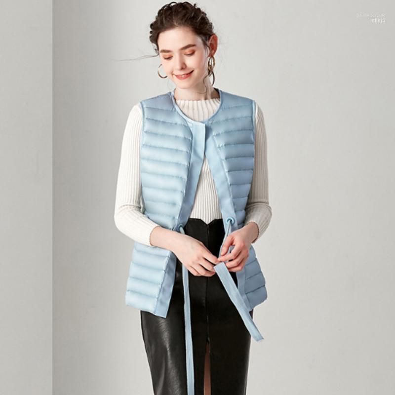 

Women's Down & Parkas Women Grey/pink/black/sky Blue Autumn Winter 95% White Duck Vest Waistcoat Soft Warm Thin Ultra Light Jacket Lady1 Phi, Color same as pictur
