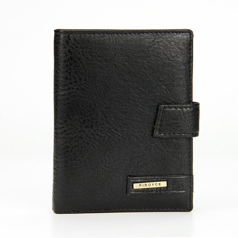 

Wallets 1pcs 2 In 1 Mens Genuine Leather Business Wallet Clutch Money Purse With Passport Cover And License CaseWalletsWallets, Bk