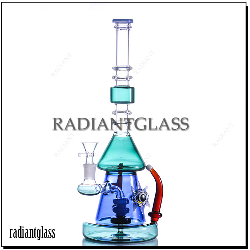 

12.6inches EvilEye Glass bong with14mm male bowl