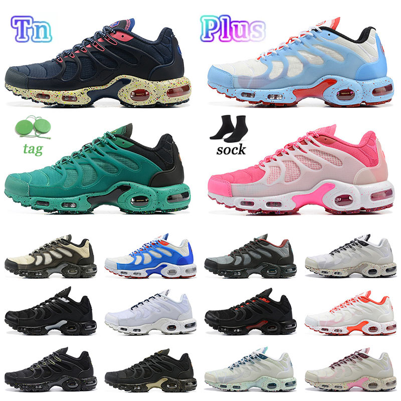 

Tn Plus Terrascape Mens 2022 New Running Shoes Sky Blue Dark Mint Green Sail Sea Glass Tan Burgundy Grey Peach Pink Beige Midnight Navy Black Volt Sneakers Womens Shoe, D23 kids 32-35
