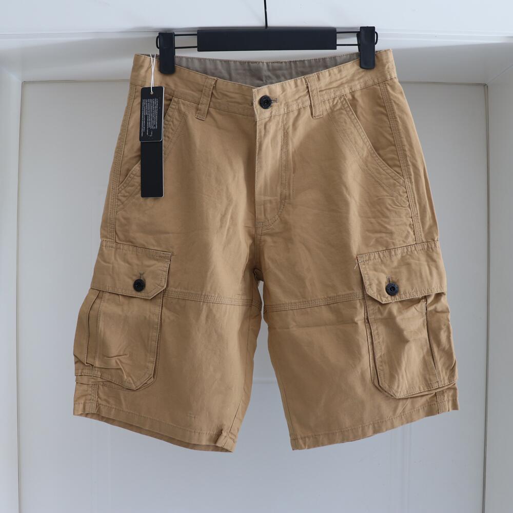 

Men's Shorts Summer Classic Pants Fashion Outdoor Cotton Cargo Shorts Badge Letters Middle Pants Hip Hop fifth Pants Casual Men Clothing, Black
