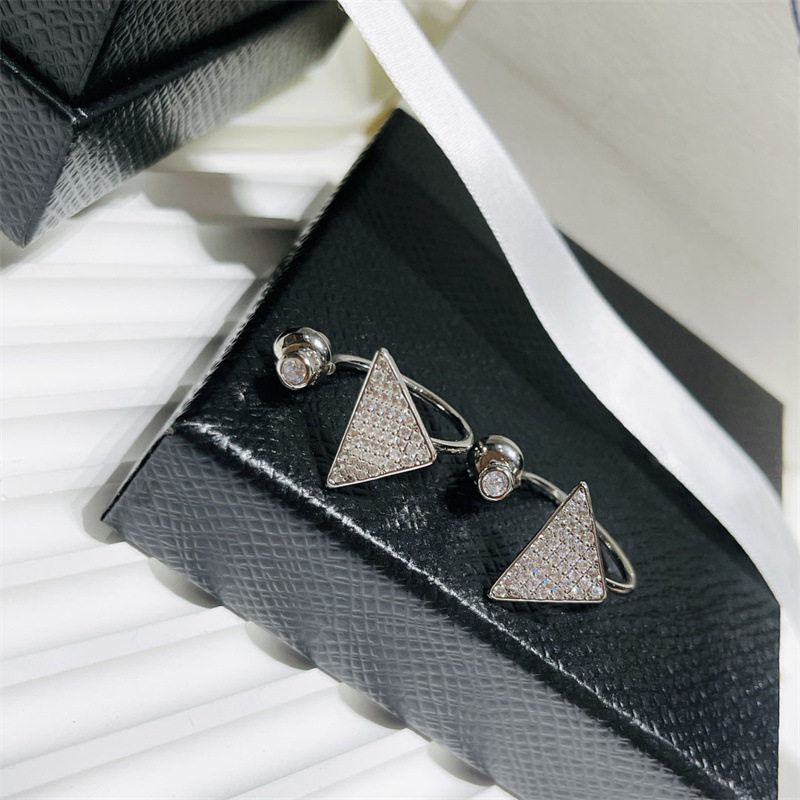 

Designer Earrings Ear Studs Brand Luxury Designers Jewelry Fashion Classsic Diamond Earring Ear Studs For Womens Wedding Party 4 Styles