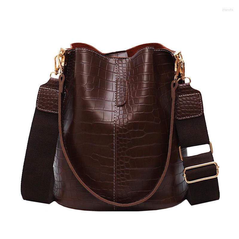 

Evening Bags Women PU Leather Shoulder For Ladies Bucket Fashion Female Handbag Girl Hand BagsEvening, Green