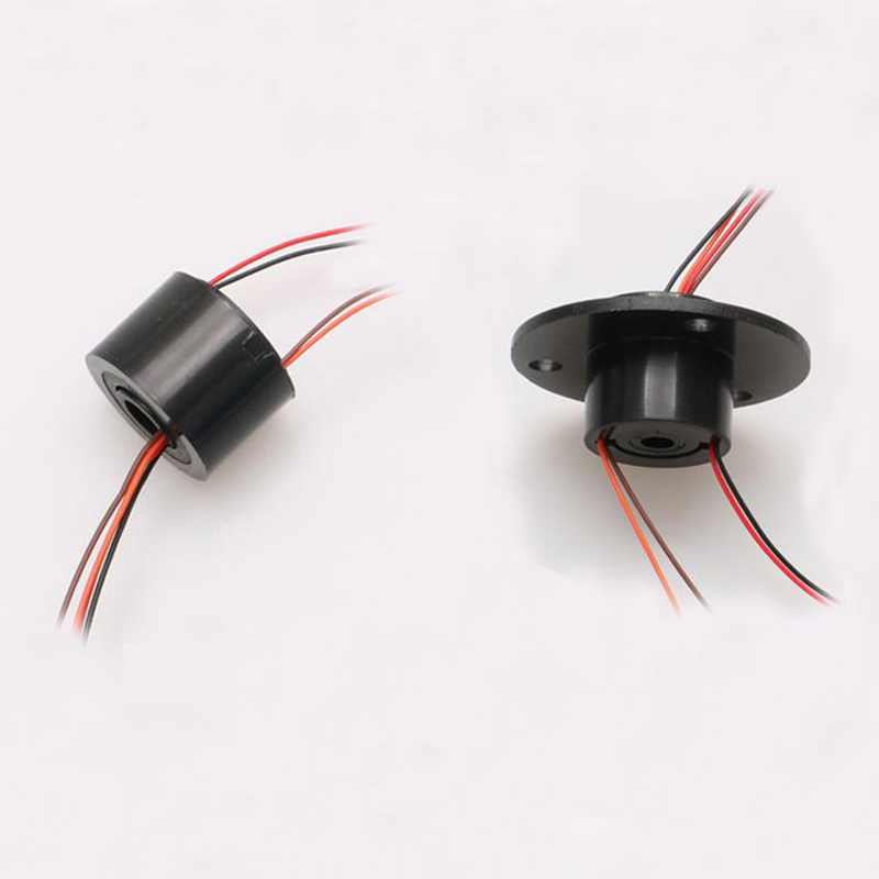 

1PCS Through Hole Slip Ring 2/4/6/12CH Wiring 1.5A 2A Low Current Hollow Sliprings Hole Dia 5mm 7mm Conductive Rings