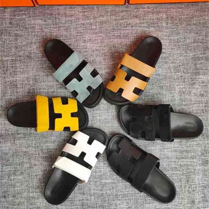 

Luxury Slipper Chypre Herme Slippers Designer h Flat Beach Sandals Adjustable Loop Men Women Slides Summer Simple and Smooth Size 35-44 U2IH lil9RJ5, Color1