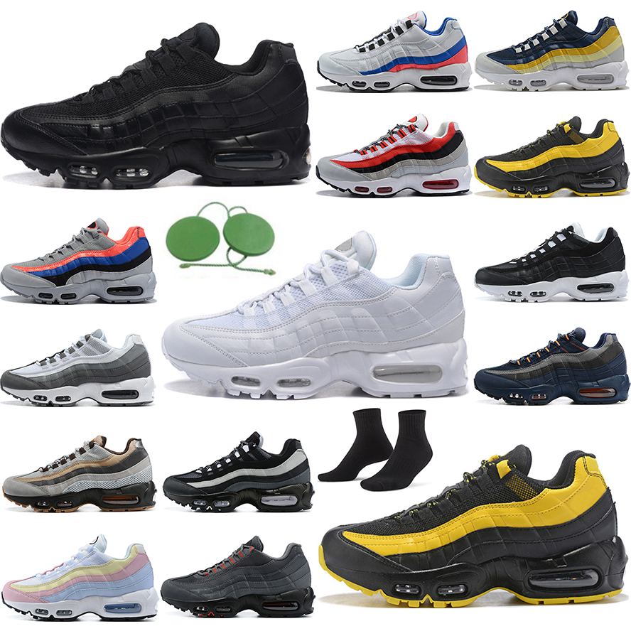 

Women Men Running Shoes for 95 95s OG Neon Greedy triple Black white Laser Blue Fuchsia Worldwide Outdoor Sports Trainers Sneakers 36-45, #31