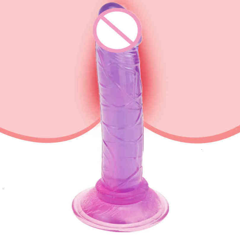 Toys Massager Sesy Maddager Sex Realistic Dildo Anal Plug Masturbator for Couples Crystal with Super Strong Suction Women Penis G-spot L1h1-image-788733858