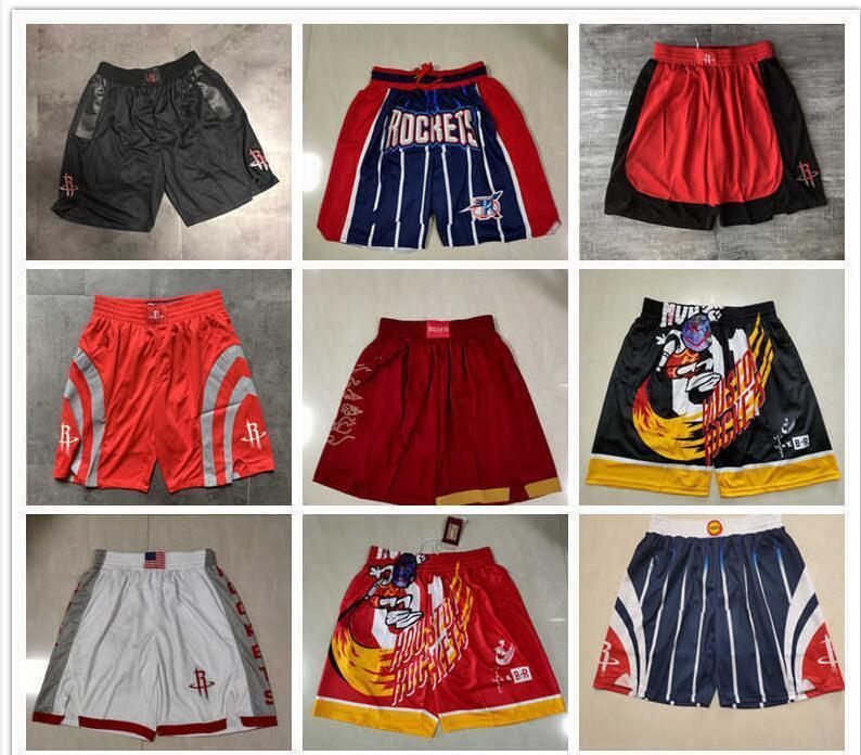 

Houston''Rockets''men Throwback Basketball Shorts pocket, Color