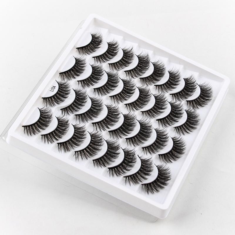 

False Eyelashes 3/5/16 Pairs Natural Dramatic Fluffy 3D Mink Lashes Wispy Multipack Wholesale Thick SoftFalseFalse