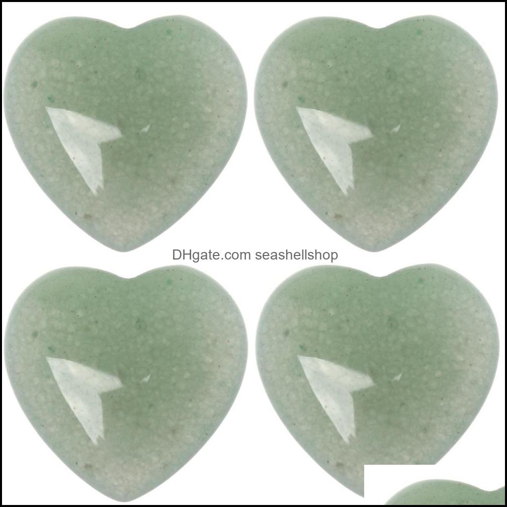 

Stone Heart Shaped Natural Green Quartz Gemstone Crystal Healing Chakra Reiki Craft Fun Toys 20X6Mm Drop Delivery 2021 Je Dhseller2010 Dh7D3