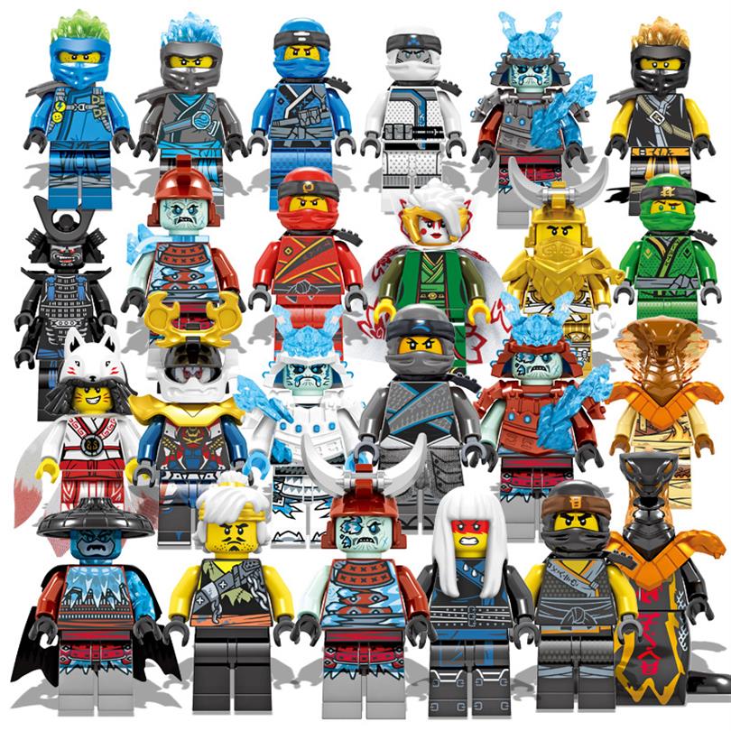 

24pcs/set 4.5cm Minifig Toys Gifts Phantom Ninja Series Children's Puzzle Assembled Building Block Minifigure Toy DG1002213q